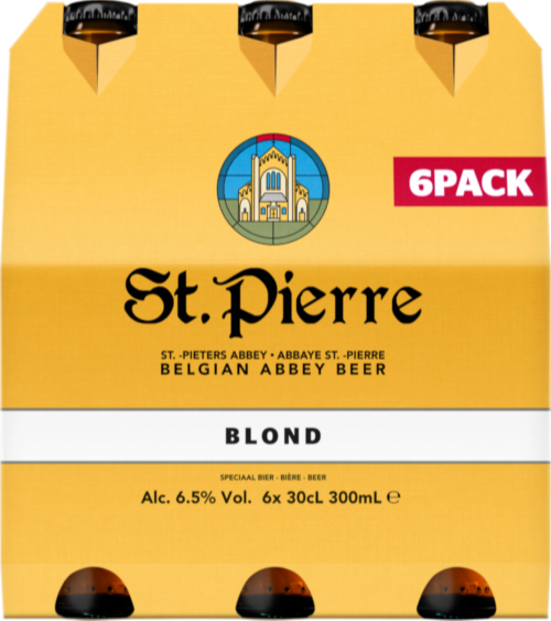 St. Pierre Blond sixpack met flesjes van 30cl St. Pierre Blond sixpack met flesjes van 30cl
